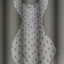 SwaddleDesigns Transitional Swaddle Sack, Arms Up Half-Length Sleeves & Mitten Cuffs, Swaddle for Newborn Transition to Baby Sleep Sack Wearable Blanket, Small, 0-3 month, 6-14 lb, Tiny Arrows