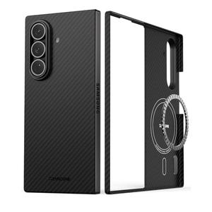 Thinborne Compatible with Samsung Galaxy Z Fold 7 Case, [600D Aramid Fiber] [Magnetic] [Ultra Thin] [Minimalist Style] [Carbon Fiber Textures]