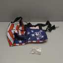 Harrison Howard Horse Stall Guard with Adjustable Straps and Sturdy Spring Hooks Included Aisle Guard Stall Guard for Horses,US Flag