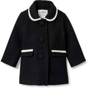Essentials x Sofia Grainge Toddler Girls' Wool Blend Coat, Black, 2T