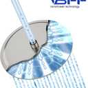 VBFF-Shower Head,rain shower head, 16 inch- Round Shower Head, 1.8 GPM Flow Rate, rainfall showerhead,VBFF14 (Brushed Nickel)