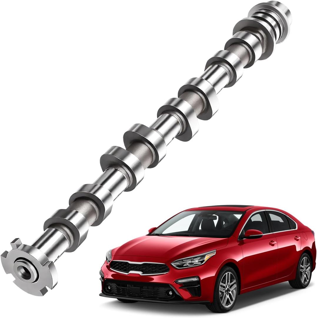 Exhaust Camshaft Compatible with Hyundai Elantra Kona Veloster 2017-2021Fit For Kia Forte Seltos Soul 2017-2021, Replaces#24200-2E074 24200-2E084