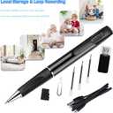 1080P Motion-Activated Camera Pen with Wi-Fi & App Alerts, 32GB Included, Portable Hidden Cam 100-Degree View Angle, 250mAh Rechargeable Battery -No Audio