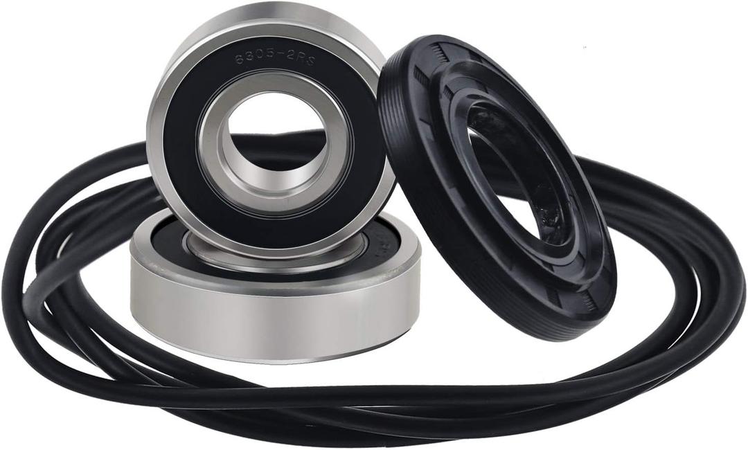 Front Load Washer Tub Bearings and Seal Kit Compatible for LG & Kenmore Etc Replacement Part 4036ER2004A 4036ER4001B 4280FR4048E 4280FR4048L - Black