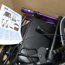 Walkers for Seniors, Rollator Walker with Seat, Walkers for Seniors with seat, 350 lb Capacity,with 8'' Big Wheels, Rolling Walker (Purple)