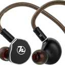 Linsoul 7Hz x Crinacle: Diablo/Divine in-Ear Monitors,14.5mm Planar Magnetic Driver IEM,HiFi Earbuds with Detachable 2 Pin Single Crystal Copper Cable,Earphone for Audiophiles(Diablo, Black)