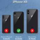 SPORTLINK for iPhone XR Waterproof Phone Case, Built in Shockproof Dustproof Screen Protector, Full Body Military Rugged Cover Protective, Heavy Duty, Dropproof IP68 Underwater for iPhone XR 6.1 Black
