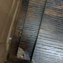 SUPERJARE Nightstand with Charging Station, Bed Side Table with Adjustable Fabric Drawer, Night Stand for Bedroom, 3-Tier Storage End Table, for Living Room, Rustic Brown and Black (M (11.8"D x 15.7"W x 23.4"H))