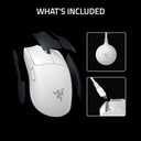 Razer Viper V4 Pro Wireless Esports Gaming Mouse 50g Ultra Lightweight, Fast & Precise, 50K DPI Optical Sensor, 8K Polling, Gen-4 Optical Switches, Scroll Wheel, USB-C Charging, for PC & Mac White