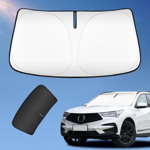 Car Sun Shade Sunshade for Acura RDX 2019-2024 2025 2026 Windshield Cove, 240T 4-Layers Front Window Shade Foldable Sun Visor Blocks UV Rays and Sun Heat Protection Interior Accessories