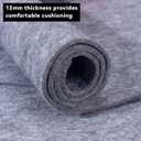 Felt Rug Pad - 1/2 9x12 Foot Extra Large Area Liner for All Floors and Trims, Thick Pad for Hardwood Floors Under Rugs, Keeps Rugs Softly and Securely in Place