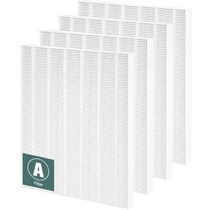 4 Pack 115115 HEPA Replacement Filter A Size 21 Compatible with Winix PlasmaWave Air Purifier C535 5300 5300-2 5500 5500-2 6300 6300-2 P300 AM90 9000 5000 5000B C909 9800 by Funmit