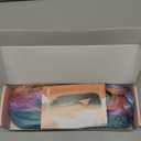 SEIKEA Ponytail Extension, 18" Lightweight Wavy Curly Clip in Pony Tails, Colored Hair Extensions for Kids, Crazy Hair Day Accessories for Girls Synthetic Hairpiece Pastel Rainbow