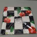 Cherry Hand Towels for Kitchen Bathroom - Retro Black and White Checkered Decorative Dish Tea Towels, Retro Plaid Cherry Kitchen Decor Accessories, Cherries Themed Housewarming Gifts New Home Idea