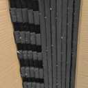 0.56 Inch Thick 24 Sq Ft Gym Flooring for Home Gym, 6 Tiles Robust Rubber Top with Eva Foam Exercise Equipment Mats, Protective Flooring Puzzle Mat for Fitness Room