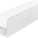 Akro-Mils 30110 Heavy Duty Plastic Shelf Bins, 12"x 3"x 4", Clear, 24-Pack
Heavy Duty Nesting Storage Bins for Garage, Closet, Refrigerator, Kitchen, Cabinet, Drawer Organization, Pantry Organization