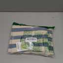 MEEMA Upcycled Spring Kitchen Towels Cotton Fabric | Super Absorbent Hand Towels with Hanging Loop | Cleaning Rags and Dish Towels for Kitchen | Blue Striped | Large 18 x 28 Inch | 4-Pack