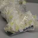 DearHouse 6 Pack Artificial Fake Wisteria Vine Ratta Hanging Garland, 3.75 Feet/Piece Silk Flowers String Home Party Wedding Decor (6PCS-Large White Wisteria)