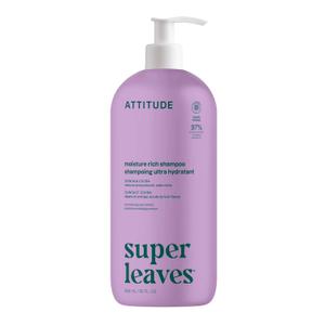 ATTITUDE Moisture Rich Hair Shampoo, EWG Verified, For Dry and Damaged Hair, Naturally Derived Ingredients, Vegan and Plant Based, Quinoa and Jojoba, 32 Fl Oz