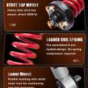 3" Lift Leveling Struts for F150 4WD(2014-2026), Pre-Loaded Coil Spring, Bolt-On Installation, Smooth Factory-Like Ride