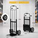 800 LB Heavy Duty Alloy Steel Folding Hand Truck Dolly