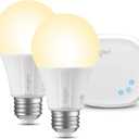 Sengled Smart Light Bulb Starter Kit, Smart Bulbs That is Compatible with Google Home, 2700K Soft White Light Bulbs, A19 E26 Dimmable Bulbs 800LM, 9 (60W Equivalent), 2 Bulbs with Hub