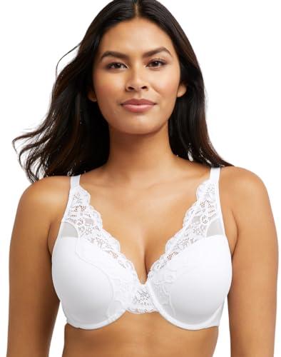 Bali Women's One Smooth U Lace Underwire Bra, Comfort Stretch Full-Coverage Convertible Bra White 38C Bali Women's One Smooth U Lace Underwire Bra, Comfort Stretch Full-Coverage Convertible Bra White 38C