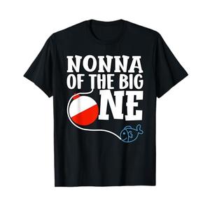 Nonna of The Big One Fishing Boy First Birthday Ofishally T-Shirt, Size XXL 