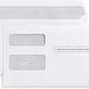 50 1099 Tax envelopes, Designed for 1099 Misc, 1099-R & DIV and INT Laser Forms, 5 5/8 Inch x 9 Inch, Gummed Flap, 50 Envelopes