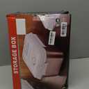 Honeydak 14.76 x 10.4 x 7.28 Inches Stainless Steel Dog Food Storage Container with Silicone Airtight Lid with Scoop Metal Pet Dog Cat Food Storage Container Keep Fresh Easy to Clean (18 lb)