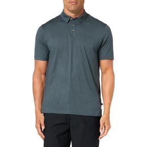Unionbay Mens Short Sleeve Tech Sanded Jersey Polo (Medium, Olympus Green)