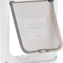 PetSafe Interior 2-Way Locking Cat Door - Allows Convenient Movement Between Rooms & Minimizes Scratching - Tinted Durable Plastic Privacy Door for Feeder & Litter Box (2x8x9 Inches (Pack of 1))