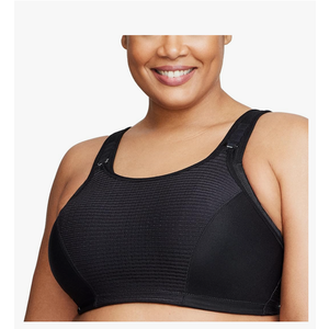 Full Figure Plus Size Custom Control Sports Bra Wirefree #1166,46I