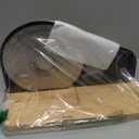 Upgraded Manual Bread Slicer for Homemade Sourdough Bread Adjustable Thickness& Evenly Slicing, Metal Guide, Hand Crank Bread Slicer with Scale Line & & Suction Base,Sharp Stainless Steel Blade (Black)