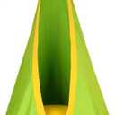 Kids Pod Swing Seat | Cotton Cloth, 53.2in X 29.5in X 21.7in | Frog Sensory Swing, Portable Inflatable Hammock | Indoor Outdoor Hanging Chair for Adults & Children