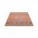 Syalife 9x12 Washable Area Rug, Ultra Soft Non-Slip, Low Pile, Stain Resistant Abstract Area Rug for Living Room, Boho Carpet for Bedroom, Dining Room, Office, Foldable Large Rug