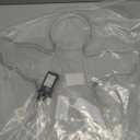 DBFAIRY 19" Angel Lights Outdoor LED Christmas Hanging Lights Waterproof Large Xmas Angel Lights Mains Powered Timer Built in, Christmas Window Decoration Lights (Cool White)