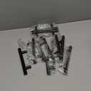 10 Pack Cabinet Pulls Matte Black Stainless Cabinet Handles, for Kitchen and Bathroom Cabinets, 5 Inch Length, 3 Inch Hole Center