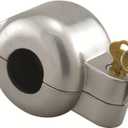 Prime-Line S 4180 Door Knob Lock-Out Device  Prevents Turning of Door Knob and Access to Keyhole, Can be Used for Home Rentals, Evictions, Job Sites & More  Keyed Alike, Diecast, Gray (Single Pack)