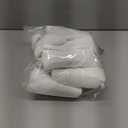 Hanes Women's Underwear Pack, 10-Pack, Full-Coverage Cotton Blend Panties, Moisture-Wicking Underwear for Women (All White)