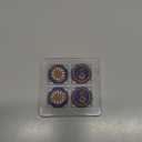 PERFECTSIGHT Cute Thumb Grip Caps for PlayStation 4/5, PS5, PS4, Xbox Series X/S, Xbox One, Switch PRO Controller, 4PCS Kawaii Soft Skin Rubber 3D Analog Thumbsticks Grips Joystick Cover, Blue