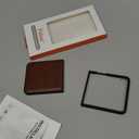 Cresee Case for Motorola Razr 2024/2025 - PU Vegan Leather Back & Hard Polycarbonate Bumper Phone Case for Moto Razr 2024/2025 - Brown