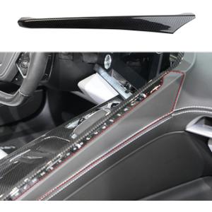 crosselec Carbon Fiber Interior Center Control Cover Trim for Chevrolet Corvette C8 2020-2025 (Center Control Side)