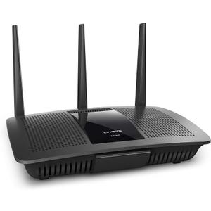 Linksys EA7300 Max-Stream: AC1750 Dual-Band Wi-Fi Router, Gigabit Ethernet Ports, 1,500 square-foot Range, 10 Devices, MU-MIMO (Black)