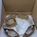 Gold Chandeliers 24Modern Crystal Glass Round Chandelier 10-Light Drum Pendant Ceiling Light Fixtures Luxury 2 Tiers Hanging Chandelier for Dining Room Foyer Living Room Bedroom