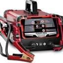 12V 24V Car Battery Charger & Engine Starter, 0-50A Automatic Battery Maintainer, 250 Cranking Amps, Jump Starter & Smart Trickle Charger, for Standard, AGM, Gel & Deep-Cycle Batteries