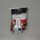 SlowTon Dog Jacket with Harness Built in - Waterproof Fleece Winter Warm Dog Coats for Small Medium Dogs, Reflective Adjustable Furry Puppy Vest Clothes for Outdoor Walking (Red & Black,Small)