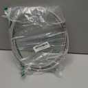 Refrigerator water line - 6 FT Premium Stainless Steel Braided Ice Maker Water Hose,Food grade PEX Inner Tube Fridge Water Line with 1/4" Fittings for Refrigerator Ice Maker