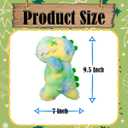 Cute Animal Plush Pillow, Cuddly Stuffed Pillow for Play and Hug, Perfect Soft and Huggable Pillow Gift for Your Family(Colorful Dinosaurs)