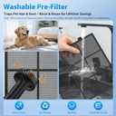 FreAire Air Purifiers for Home Large Room Up to 2600 Ft, HEPA Air Purifier with Washable Filter & Air Quality Display, Powerful Turbo Mode Air Cleaner for Pet Hair Odors Smoke Dust, HAP605